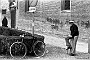 Padova-Il custode di Piazza Petrarca (1985) (Ph.Giorgio Grasselli) (Adriano Danieli)
